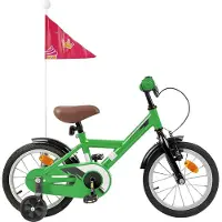 vidaXL Kinderfiets 14 Inch voor 3-5 jaar oud Groen