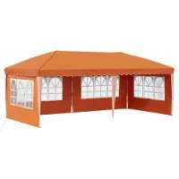 vidaXL Pop-up Feesttent 575 x 289 x 245 cm Oranje