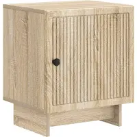 vidaXL Nachtkastje Sonoma Eiken 43 x 34,5 x 50 cm Bewerkt hout