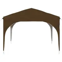 vidaXL Pop-up Feesttent 290 x 290 x 245 cm Taupe