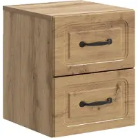 vidaXL Muurbevestigde Nachttafel Artisanaal eiken 34,5 x 33 x 40 cm