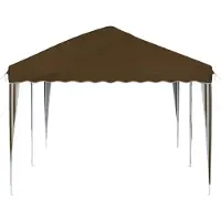 vidaXL Pop-up Feesttent 575 x 290 x 245 cm Taupe