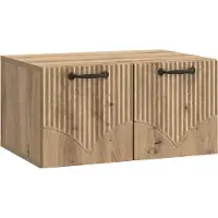 vidaXL Wandmontage TV-kast 59,5 x 41 x 30 cm Artisanaal eiken