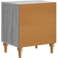 vidaXL Nachtkastje Grijs sonoma 43 x 34,5 x 50 cm Bewerkt hout