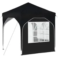 vidaXL Pop-up Feesttent 192 x 192 x 245 cm Antraciet