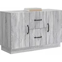 vidaXL Dressoir met lade Grijs sonoma 89 x 34,5 x 57 cm Bewerkt hout