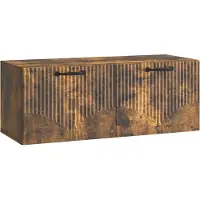 vidaXL Wandmontage TV-kast Gerookt eiken 78,5 x 31 x 30 cm