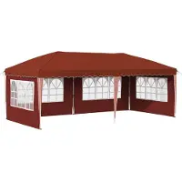 vidaXL Pop-up Feesttent 574 x 289 x 245 cm Terracotta