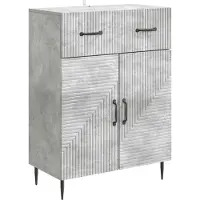 vidaXL Dressoir Betongrijs 66 x 34,5 x 89,5 cm Bewerkt hout