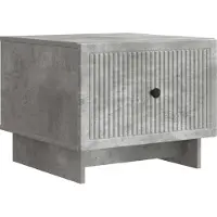 vidaXL Salontafel Betongrijs 49 x 50 x 40 cm Bewerkt hout