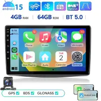 Hexinex Octa-Core autoradio Geschikt voor Alfa Romeo Mito 2008-2019 - Draadloos CarPlay, Android Auto, GPS Navi, Android 15, multimediaspeler, camera, 4GB+64GB