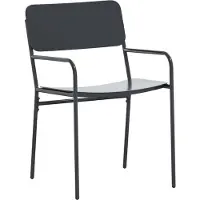 vidaXL Tuin Eettafel Set 9 pcs Antracietkleurig Staal