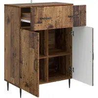 vidaXL Dressoir Oud hout 66 x 34,5 x 89,5 cm Bewerkt hout