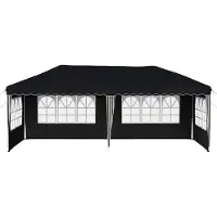 vidaXL Pop-up Feesttent 575 x 289 x 245 cm Antraciet