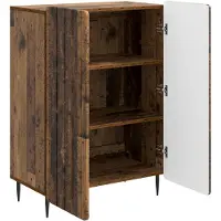 vidaXL Dressoir Oud hout 66 x 34,5 x 92 cm Bewerkt hout