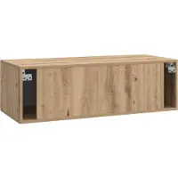 vidaXL Wandmontage TV-kast 98 x 41 x 30 cm Artisanaal eiken
