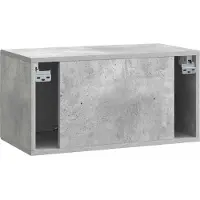 vidaXL Wandmontage TV-kast Betongrijs 59,5 x 31 x 30 cm Bewerkt hout