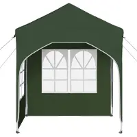 vidaXL Pop-up Feesttent 192 x 192 x 245 cm Groen