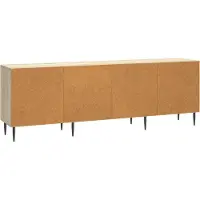 vidaXL TV Kast 150 x 31 x 50 cm Sonoma Eiken Bewerkt hout