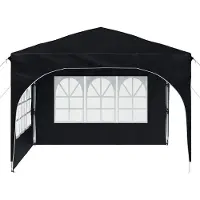 vidaXL Pop-up Feesttent 290 x 290 x 245 cm Antraciet