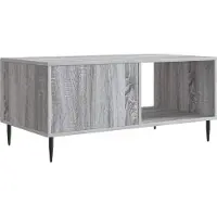 vidaXL Salontafel Grijs sonoma 90 x 50 x 40 cm Bewerkt hout