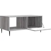 vidaXL Salontafel Grijs sonoma 90 x 50 x 40 cm Bewerkt hout