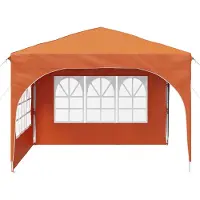 vidaXL Pop-up Feesttent 290 x 290 x 245 cm Oranje