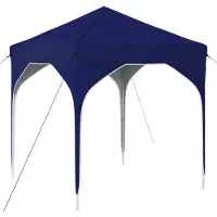 vidaXL Pop-up Feesttent 194 x 194 x 245 cm Blauw