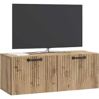 vidaXL Wandmontage TV-kast 78,5 x 31 x 30 cm Artisanaal eiken