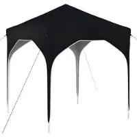 vidaXL Pop-up Feesttent 194 x 194 x 245 cm Antraciet