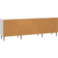 vidaXL TV Kast Wit 150 x 31 x 50 cm Bewerkt hout