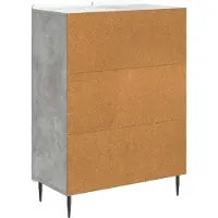 vidaXL Dressoir Betongrijs 66 x 34,5 x 92 cm Bewerkt hout