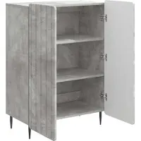 vidaXL Dressoir Betongrijs 66 x 34,5 x 92 cm Bewerkt hout