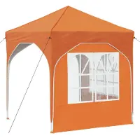 vidaXL Pop-up Feesttent 192 x 192 x 245 cm Oranje
