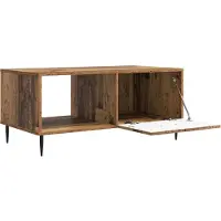 vidaXL Salontafel Oud hout 90 x 50 x 40 cm Bewerkt hout
