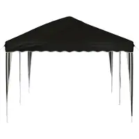 vidaXL Opklapbare feesttent, 575 x 290 x 245 cm, zwart