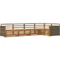 vidaXL Buiten bank set 5 st Naturel Massief Acacia Hout
