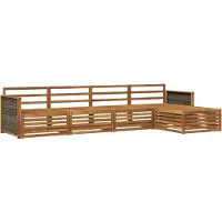 vidaXL Buiten bank set 5 st Naturel Massief Acacia Hout