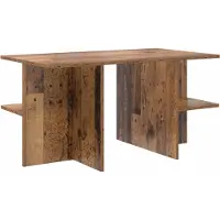 vidaXL Salontafel Oud hout 87 x 50 x 45 cm Geconstrueerd hout