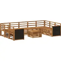 vidaXL Sofa-Sets Massief Acacia Hout