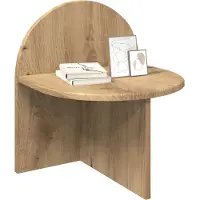 vidaXL Nachtkastje 2 st Artisanaal eiken 40 x 35,5 x 45,5 cm