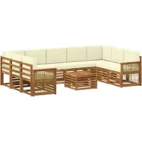 vidaXL Sofa-Sets Massief Acacia Hout