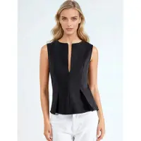 Hiccups for Kids Gekreukte Slim Fit Blouse met Rits