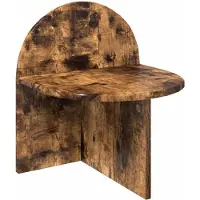 vidaXL Nachtkastje Gerookte Eik 40 x 35,5 x 45,5 cm Geconstrueerd hout