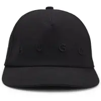 HUGO Pet van katoenen twill met logostiksel