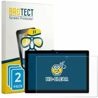 BROTECT - Screenprotector voor Crelander T40 10.1" - Folie Beschermfolie transparant 2 Stuks
