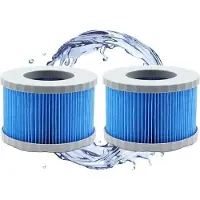 Markenlos Filterpatronen voor whirlpools - verwarmde onderwater-spa's voor verwarmde zwembaden (2 stuks)