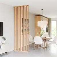 Barnwoodweb Roomdivider PET Vilt Brown