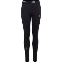 Adidas Sportbroek 'TECHFIT LONG' zwart / wit