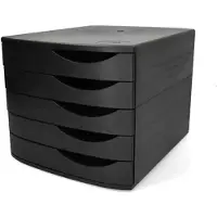 Staples ladeblok zwart (5 laden)